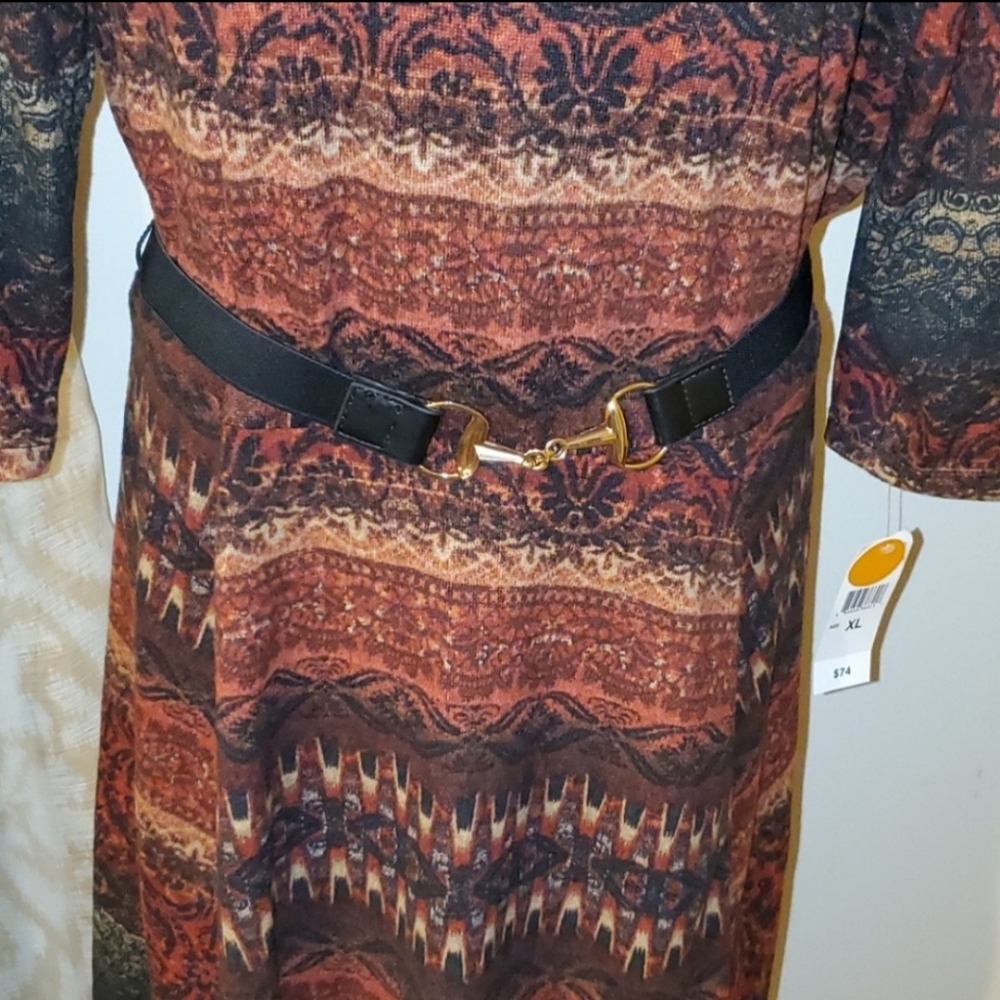 Robbie Bee Aztec dress NWT - Picture 3 of 13